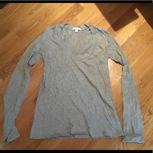 Grey James Perse Long Sleeve Size 2 Medium